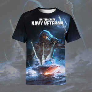 Veteran Hoodie Navy Veteran T-shirt Hoodie  Friday89
