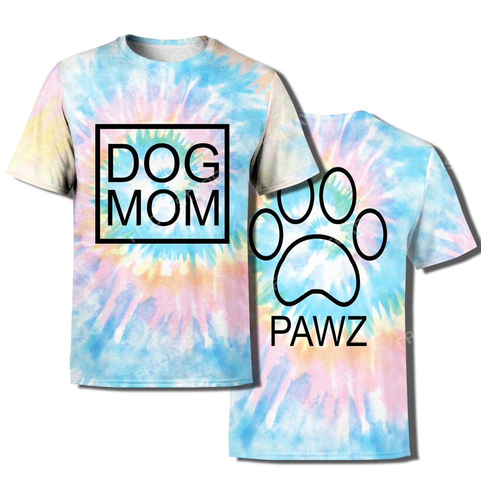 Dog Mom T Shirt Dog Mom Tie Dye Hoodie Women  Friday89