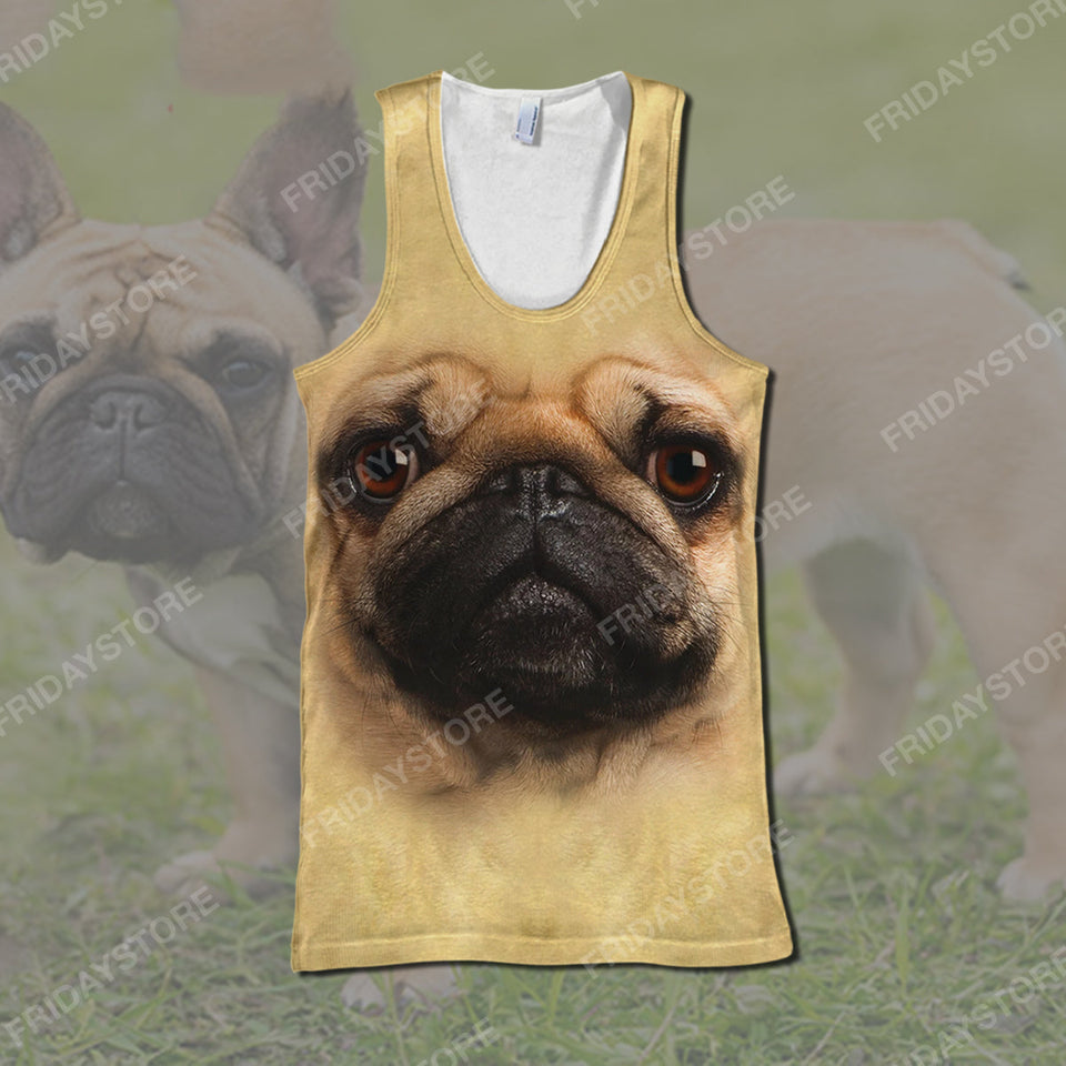 F89 Dog T-shirt French Bulldog Yellow Hoodie French Bulldog Dog Graphic Shirt Awesome Dog Hoodie Sweater Tank Apparel 2024